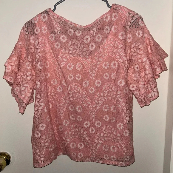 😍Ruby rd petite small pink top - Picture 4 of 4